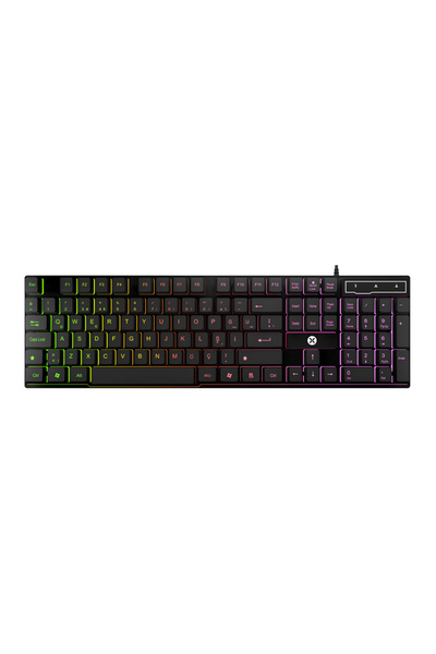 Dexim DKA004 KBL-322 RGB Led Türkçe Q Kablolu Gaming Klavye