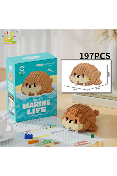 Choice3 NO.63 with box HUIQIBAO Mini Cute Shark Turtle Crab Sealife Animal Mi...
