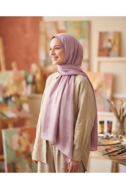 EVERMORE Elegance Shawl - Cloud Pattern - Em016-19 - Dried Rose