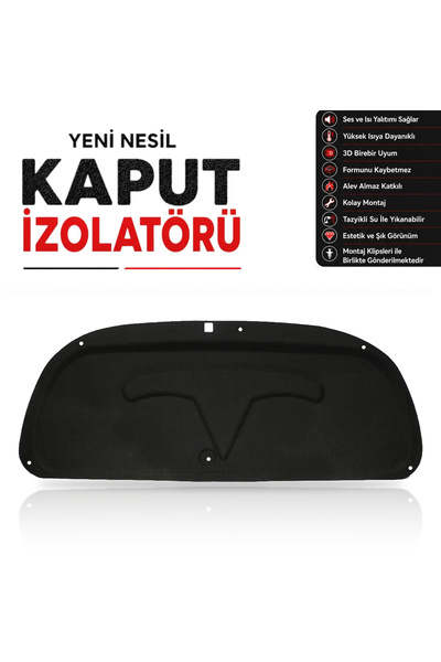 öz-iş Toyota Corolla Hatchback Kaput Izolatörü (2020 Sonrası)
