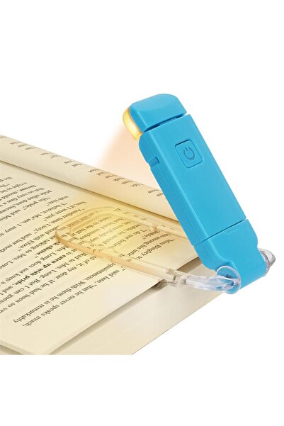 Choice Blue LED USB Rechargeable Book Light Reading Light Eye Protection Nigh...