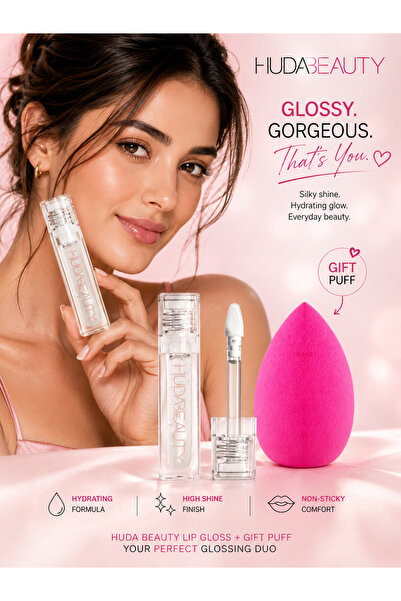 Huda Beauty Huda Beauty Faux Filler Extra Shine Lip Gloss - Glassy