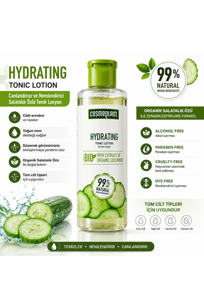 Cosmeplant Hydrating Tonik %99 Doğal