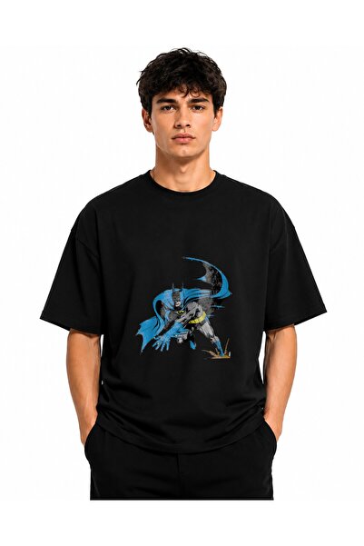 Inscriptie Tricou Unisex Bumbac Premium Casual " Batman show "