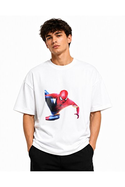 Inscriptie Tricou Unisex Bumbac Premium Casual " SpiderMan real "