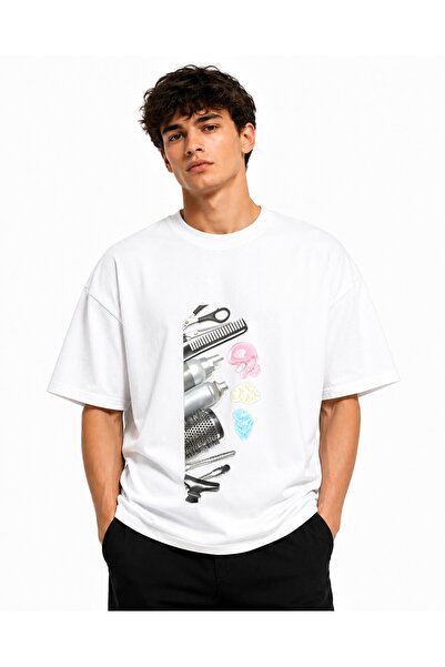 Inscriptie Tricou Unisex Bumbac Premium Casual " Hair salon tools "