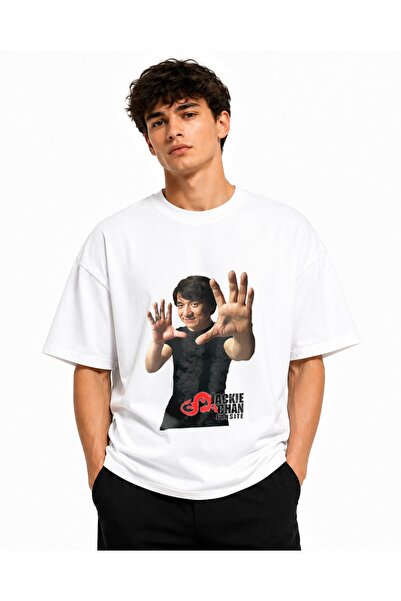 Inscriptie Tricou Unisex Bumbac Premium Casual " Jackie Chan "