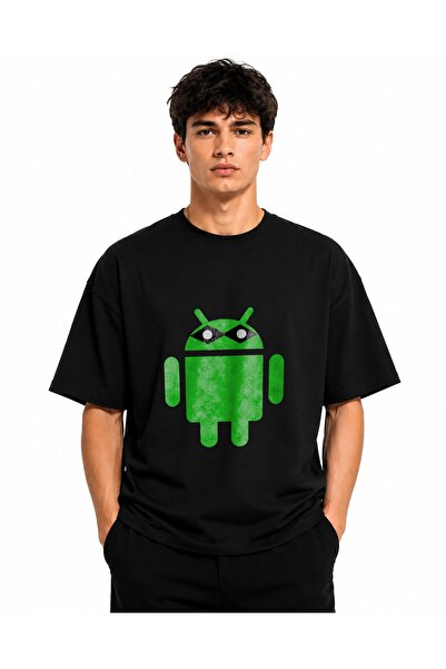 Inscriptie Tricou Unisex Bumbac Premium Casual " Android Zoro "