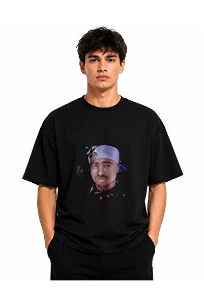 Inscriptie Tricou Unisex Bumbac Premium Casual " Tupac Shakur - face "