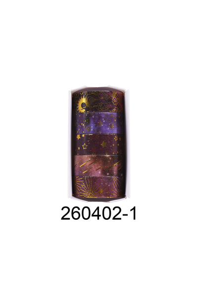 Choice4 260402-1 مجموعة شريط واشي بتصميم السماء المرصعة بالنجوم، 12 لفة، بطول...