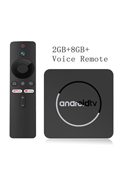 Choice13 EU Plug Q1 2GB8GB Voice Android 14 4K HDR10+ Smart TV Box Allwinner ...