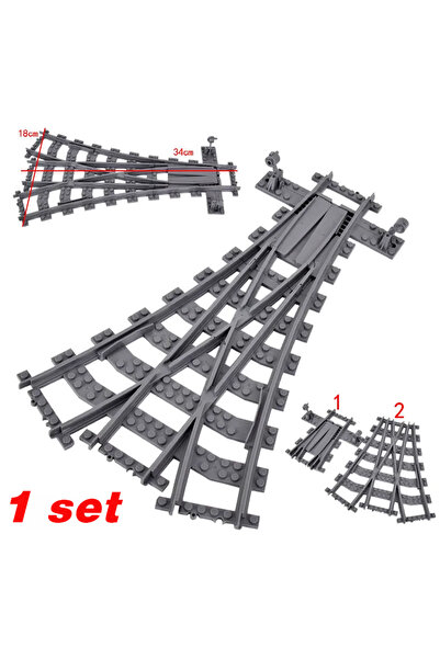 Choice18 Stytle 01 NEW City Trains Flexible Tracks Soft Straight Curved Rails...