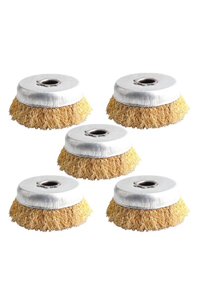 Choice 5pcs White 1pc/5pcs 3in Stainless Steel Crimped Wire Cup Wheel Rust Re...