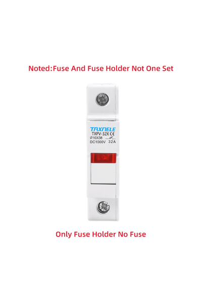 Choice4 fuse holder Solar DC Fuses 1000V PV Photovoltaic 6A 10A 15A 20A 25A 3...