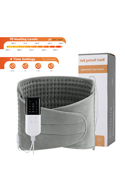 Choice6 EU Plug 10 Heat 4 Timer Electric Heating Pad for Period Cramps Winter...