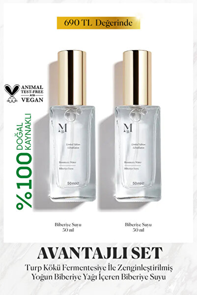 MİSBAHÇE Biberiye Suyu 50 mL 2’li Set
