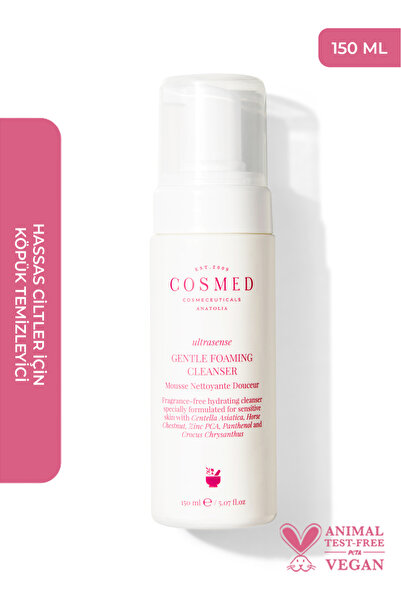 COSMED Hassas Ciltler İçin Köpük Temizleyici/ Ultrasense GENTLE FOAMING CLEAN...