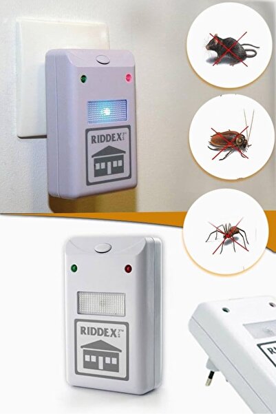 MOBEE Haşerx Ultrasonik Ilaçsız Elektronik Fare Kovucu Sivrisinek Kovucu Haşe...