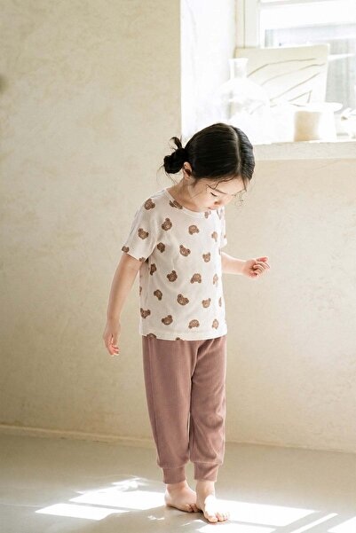 Cigit Pajama set sa uzorkom 1-7 godina, boja ekru