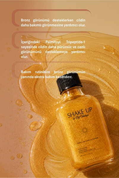 Naturawell Shake Up By Elif Tokatlıoğlu - Işıltı Veren Nemlendiricili Vücut Yağı - 100 ml
