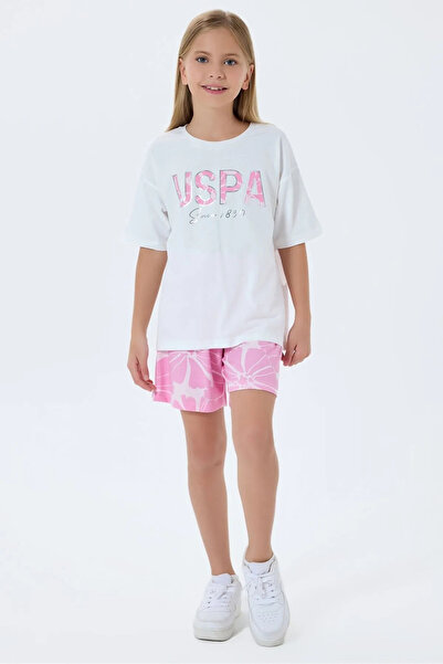 U.S. Polo Assn. مجموعة للفتيات من Us Polo Assn مرخصة لعمر 4-15 عامًا - إكرو