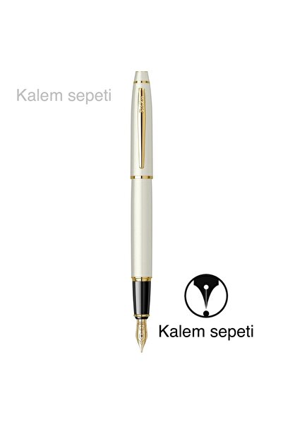 Scrikss KS 35 BEYAZ ALTIN DOLMA KALEM