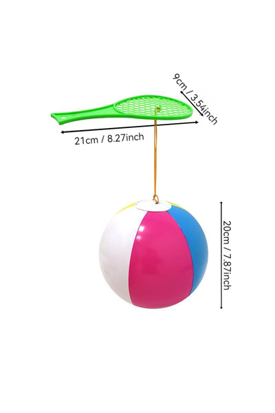 Choice green 1 Set Kids Bouncing Ball Toy Colorful Inflatable Balloons Reacti...