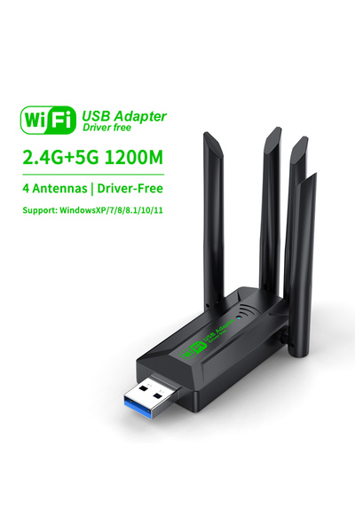 Choice USB3.0 1200Mps 1200Mbps WiFi USB Adapter Dual Band 2.4G+5Ghz Wi-Fi Don...