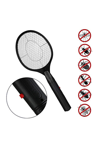 Choice1 black Electric Fly Insect Bug Zapper Bat Handheld Insect Fly Swatter ...