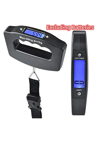 Choice Type 2 Webbing 1pc 50kg Digital Luggage Scale Portable Suitcase Scale ...