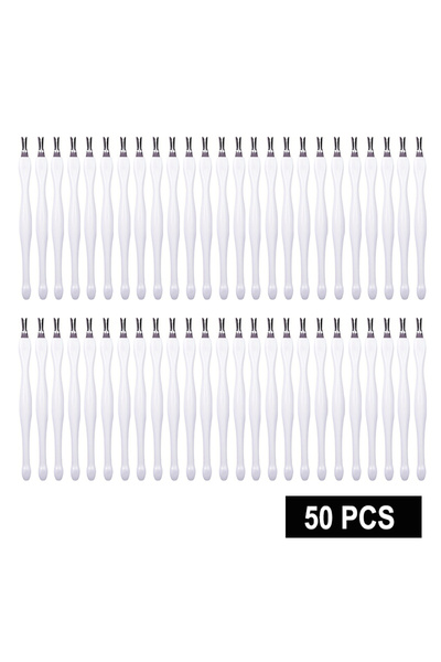 Choice 50PCS-WHITE 5/10/20/50Pcs Cuticle Pusher Stainless Pusher Nail Art For...