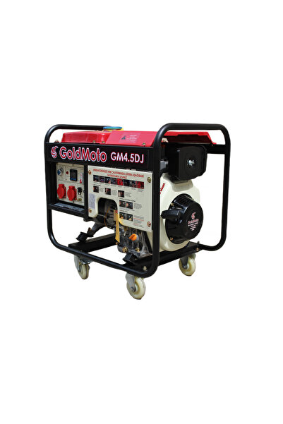 GoldMoto GM4.5DJ 4.5kVA Monofaze Marşlı Dizel Jeneratör
