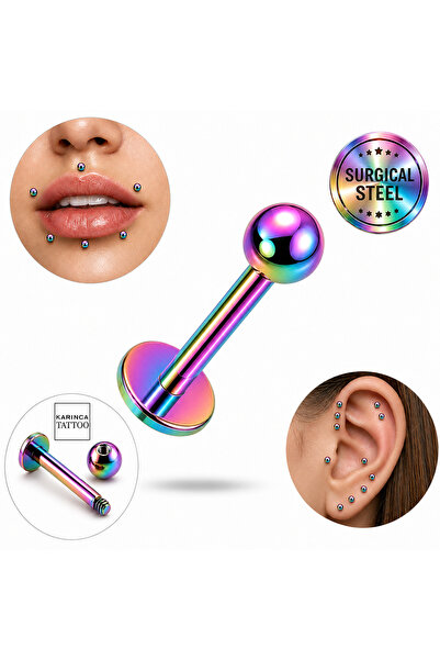 Karınca Piercing Labret Piercing Tragus Helix Conch Dudak Snake Bites Medusa ...