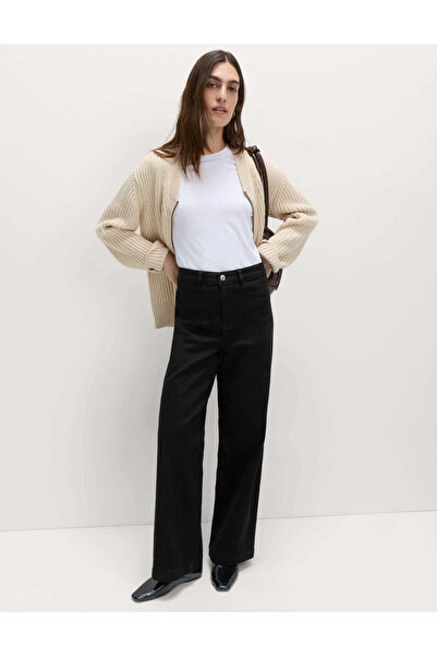 Marks & Spencer Yüksek Bel Wide Leg Grazer Jean