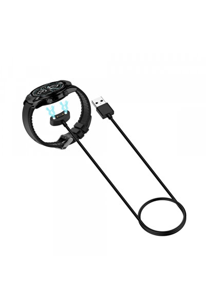 Techsuit Cablu Incarcare TCW1 pentru Mobvoi Watch Series, USB-A, Negru