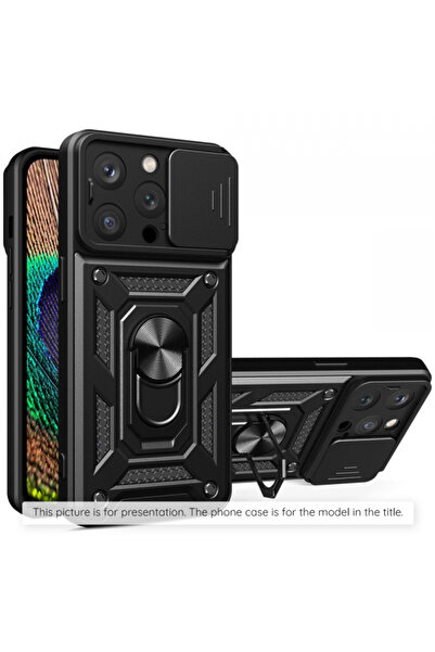 Xiaomi Husa pentru Redmi 15C 5G / 15C 4G, Techsuit, CamShield, Neagra