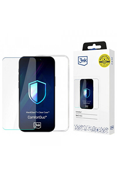 Apple Husa pentru iPhone 16, 3MK, ComfortDuo, Transparenta