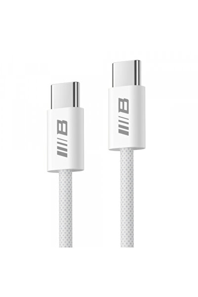 BLUEO Cablu Date si Incarcare USB-C - USB-C Blueo, 100W, 2m, Alb