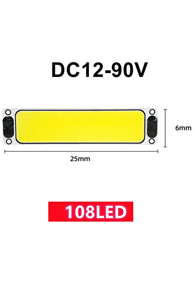 Choice مصباح قراءة LED عالي السطوع مزود بشريحة COB و108 LED، يعمل بجهد 12 فول...