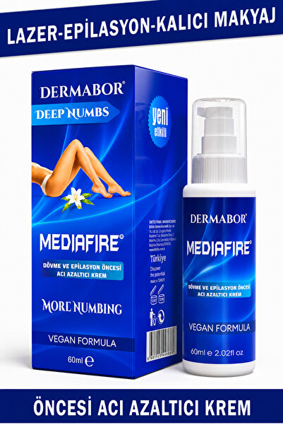 Dermabor Lazer Kremi Epilasyon Kalıcı Makyaj Botoks Agda Öncesi topikal krem60ml