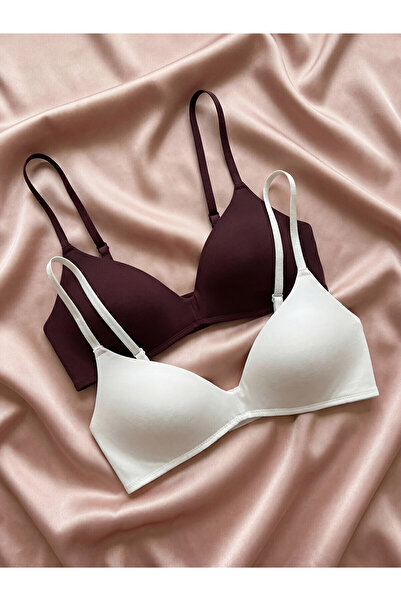 LC Waikiki Lcw Dream Pink Wire-Free Unpadded First Bra 2-Pack