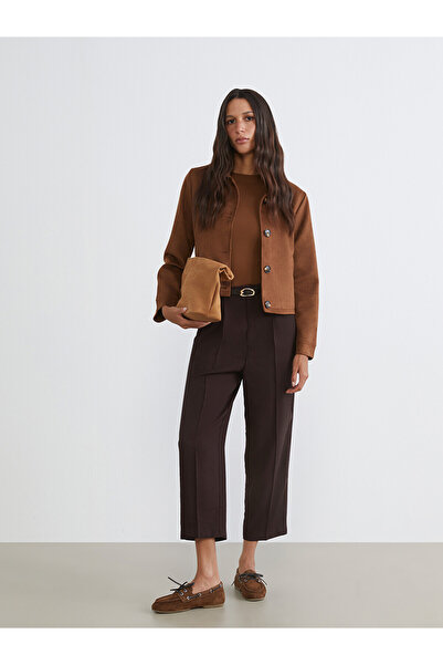 LC Waikiki Nevavm Farklı Kemerli Carrot Cut Women's Trousers