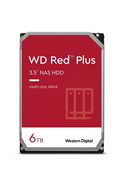 WESTERN DIGITAL Red Plus 6TB SATA-III 5400 RPM 256MB