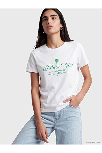 LC Waikiki Original Printed 100% Cotton Women's T-Shirt