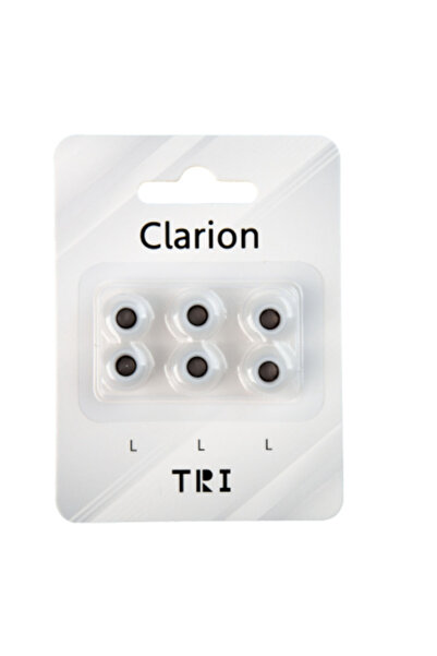 Choice L TRI Clarion Silicone Earphone Eartips 3 Pairs for S/M/L Size Headpho...