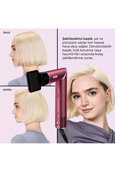 Shark FlexStyle 5-in-1 Saç Kurutma & Şekillendirme Sistemi - Cherry