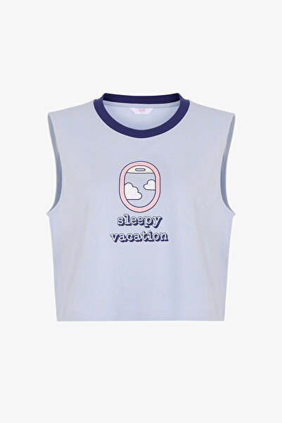 Penti Blue Vacation Athlete Pajama Top