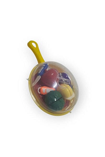 Erka Colorful Pan and Cuttable Fruit and Vegetable Set Funny Kitchen Games