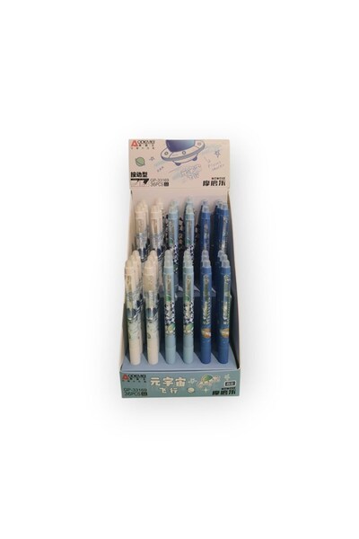 Erka Learni̇ng Ti̇me Erasable Ballpoint Pen 36-Piece Stand