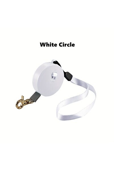 Choice1 WHITE 2M Automatic Flexible Dog Leash Small Dogs Cat Puppy Leashes Re...